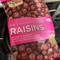 Mängden socker i Milk chocolate covered raisins