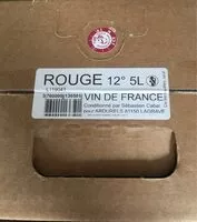 Mängden socker i Vin de france (rouge)