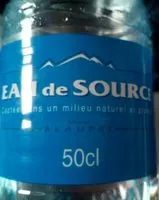 Mängden socker i Eau de source