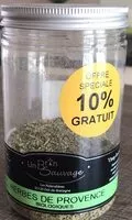 Mängden socker i Herbes de provence bio