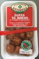 Mängden socker i Accras de morue piment d espelette