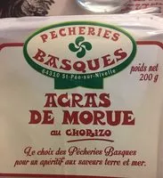 Mängden socker i Acras de morue au chorizo