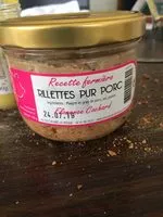 Mängden socker i Rillettes pur porc