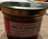 Mängden socker i Pâté de campagne