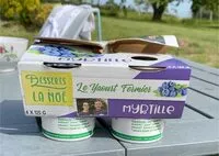 Mängden socker i Le yaourt fermier a la myrtille