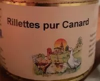 Mängden socker i rillettes pur canard