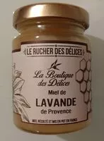 Mängden socker i Miel de lavande de Provence