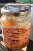 Mängden socker i Confiture poire vanille
