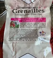 Mängden socker i Pomme de terre grenailles