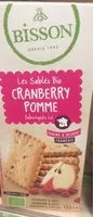 Mängden socker i Les Sables Bio Cranberry / Pomme