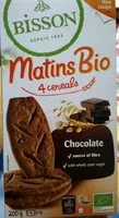 Mängden socker i Matins bio 4 céréales chocolat