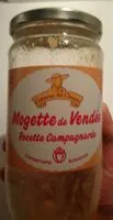 Mängden socker i Mogette de Vendée