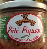 Mängden socker i Pate piquant a l'ancienne LES CHOUANS