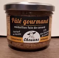 Mängden socker i Pâté gourmand médaillon foie de canard