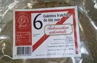 Mängden socker i 6 Galettes de ble noir LE GALLOUDEC