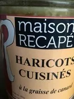 Mängden socker i Haricots cuisinés