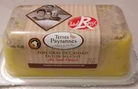 Mängden socker i Foie Gras de Canard entier mi-cuit