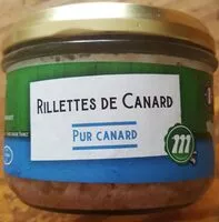 Mängden socker i Rillettes de canard
