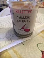 Mängden socker i Rillettes 2 saumons aux algues