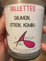 Mängden socker i Rillettes saumon citron kombu