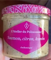 Mängden socker i Rillette Saumon, citron, kombu