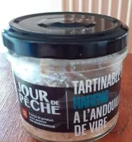 Mängden socker i Tartinable de hareng a l'andouille de vire