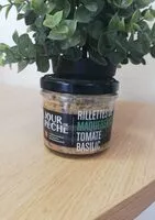 Mängden socker i Rillettes de Maquereaux Tomate Basilic