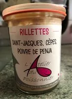 Mängden socker i Rillettes Saint-Jacques, cèpes, poivre de Penja
