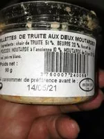 Mängden socker i Rillettes de truite aux deux moutardes