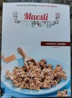 Mängden socker i Muesli chocolat caramel