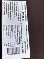 Mängden socker i Marrons glacés