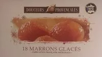 Mängden socker i Marrons Glacés