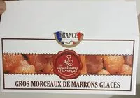 Mängden socker i Gros morceaux de marrons glaces