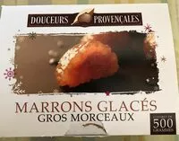 Mängden socker i Marrons glaces