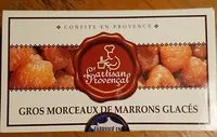 Mängden socker i Gros Morceaux De Marrons Glacés