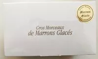 Mängden socker i Gros morceaux de marrons glacés