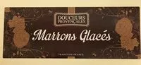Mängden socker i Marron glacés