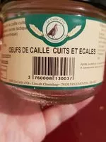 Mängden socker i Oeufs de caille et ecales