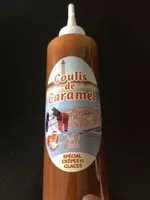 Mängden socker i Coulis de caramel