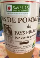Mängden socker i Jus de pommes du Pays Briard