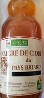 Mängden socker i Vinaigre de cidre du pays briard