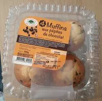 Mängden socker i Muffins aux pepites de chocolat