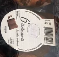 Mängden socker i 6 Muffins Assortis aux éclats de chocolat