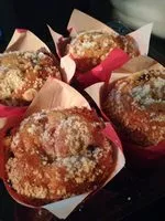 Mängden socker i 4 Muffins cœur fondant Fruits rouges