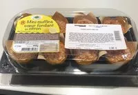 Mängden socker i Mini muffin coeur fondant au citron