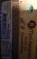 Mängden socker i Beignets chocolat blanc