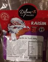 Mängden socker i Coquille de Noël aux raisins