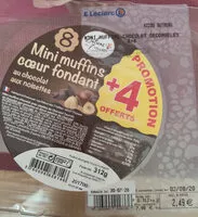 Mängden socker i Mini muffins coeur fondant
