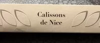 Mängden socker i Calissons de Nice