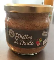 Mängden socker i Rillettes de Dinde